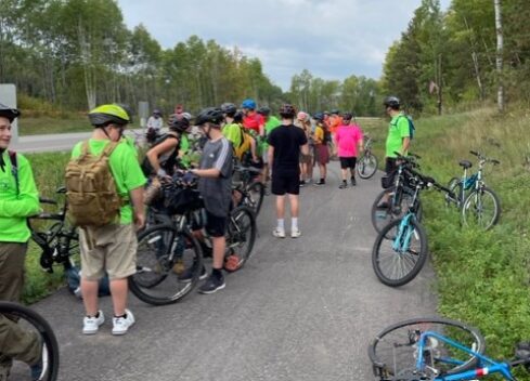 Co-Ed Scouts BSA, Biking Merit Badge Earning, Northern Lakes District, VAC, Voyageurs Area Council, Northern MInnesota, youth actities, youth programs