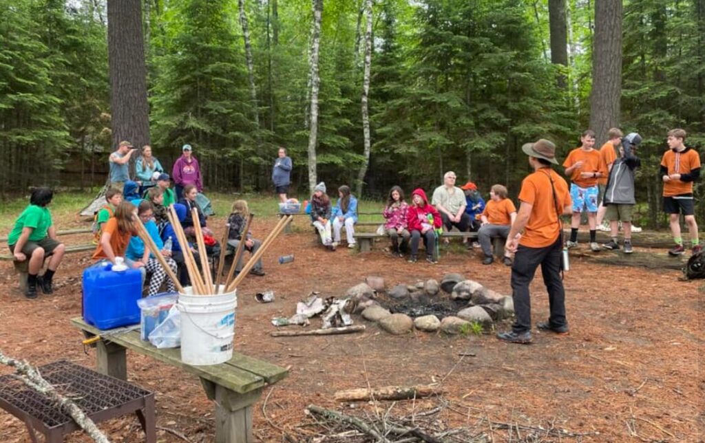 Boundary Waters WAC, Webelos Action Camp, Spring, Camp Chicagami, Eveleth, MN, VAC, Voyageurs Area Council, Northern Minnesota, co-ed scouting, co-ed cub scouting, boys and girls scouting